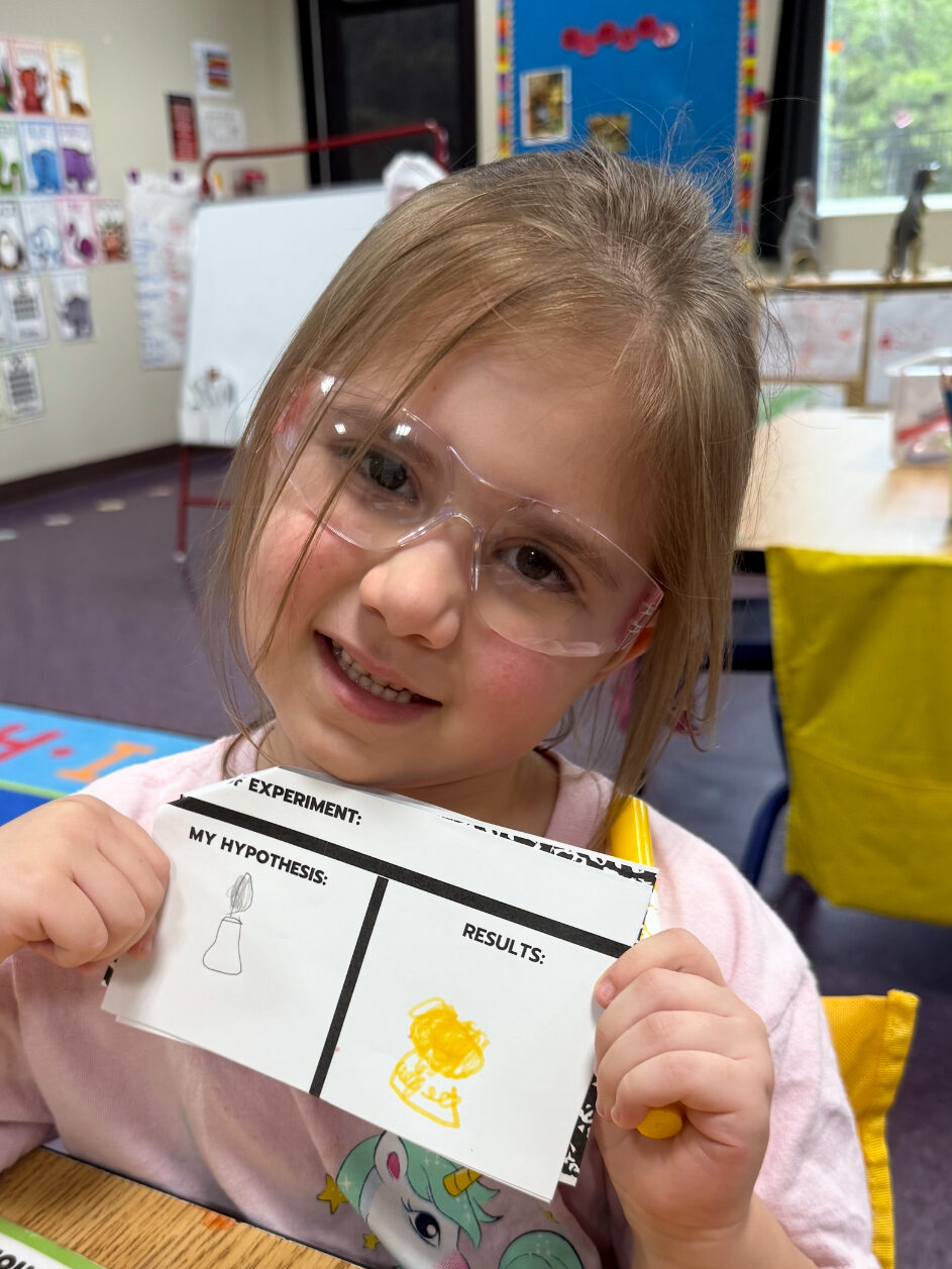 Savannah kid holding drawing