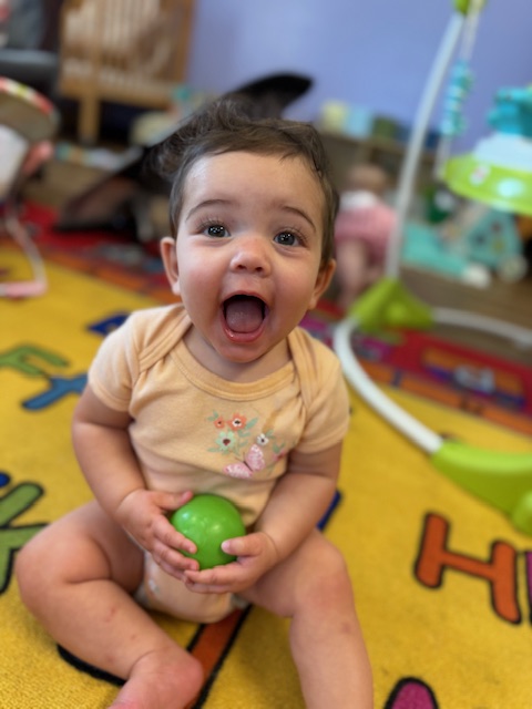 Smarr Baby with surprised face