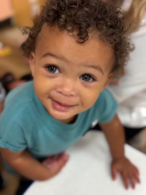 Smarr Toddler with curly hair